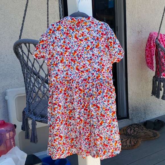 Old Navy Girls Flower Print Dress - Picture 2 of 6